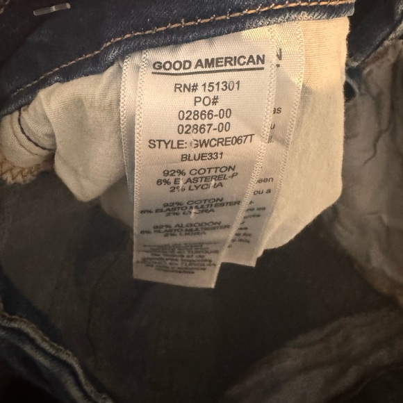 Good American Good Legs Skinny Crop Jeans Womens 4 27 High Rise Stretch - Picture 11 of 15